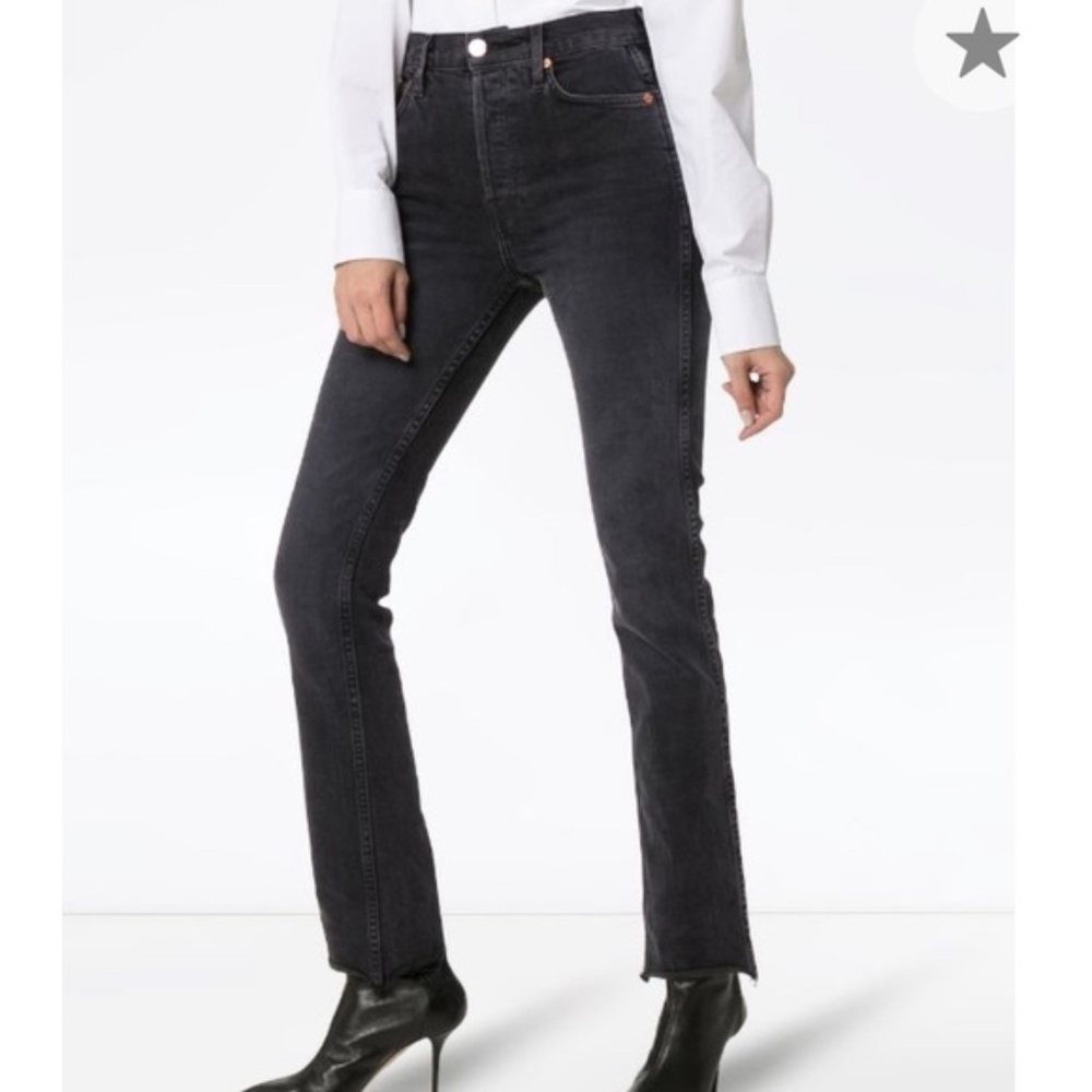 Re/Done Double Needle High Waisted Jeans Sz 27 EUC